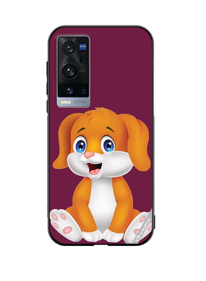VR CREATIVE Protective Case Cover For Vivo X60 Pro Plus Dog Design Multicolour - Image 1