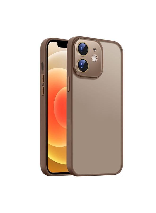 S-TOP Case For iPhone 12 Nano Semi-transparent Frosted Skin Feel Phone Case - Image 1