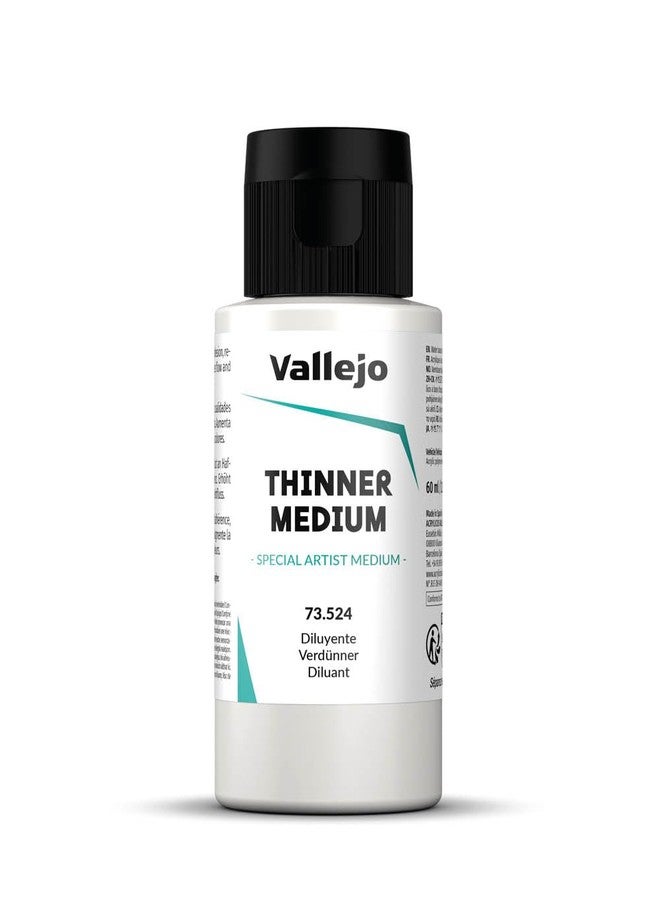 Vallejo VAL73524 Medium-Thinner 60ml, 60 ml (Pack of 1)