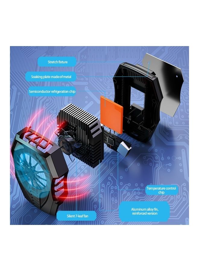 Mobile Phone Gaming Wired Radiator With Light - Image 4