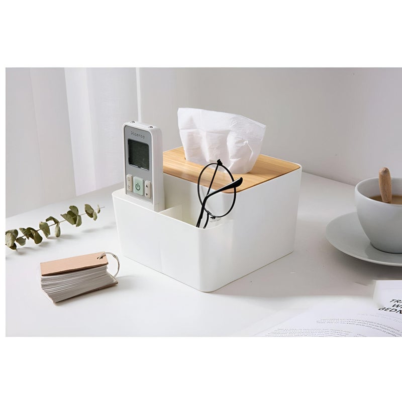 Remote Control Holder - Stylish and Practical Storage Solution for Living Room, Keeps Your Remotes Organized and Easy to Reach, Perfect for Any Decor (1 Organizer, 18X16X11cm) - Image 3