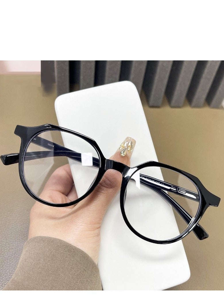 GUDOO Blue Light Glasses for Men Women Round Clear Lens Blue Light Blocking Glasses Anti Eye Strain Computer Gaming TV - Image 1
