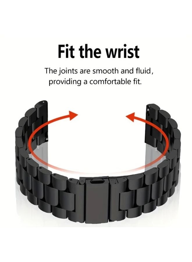 Stainless Steel Bracelet and TPU Case for Galaxy Watch 8 44mm Silvery - Image 5