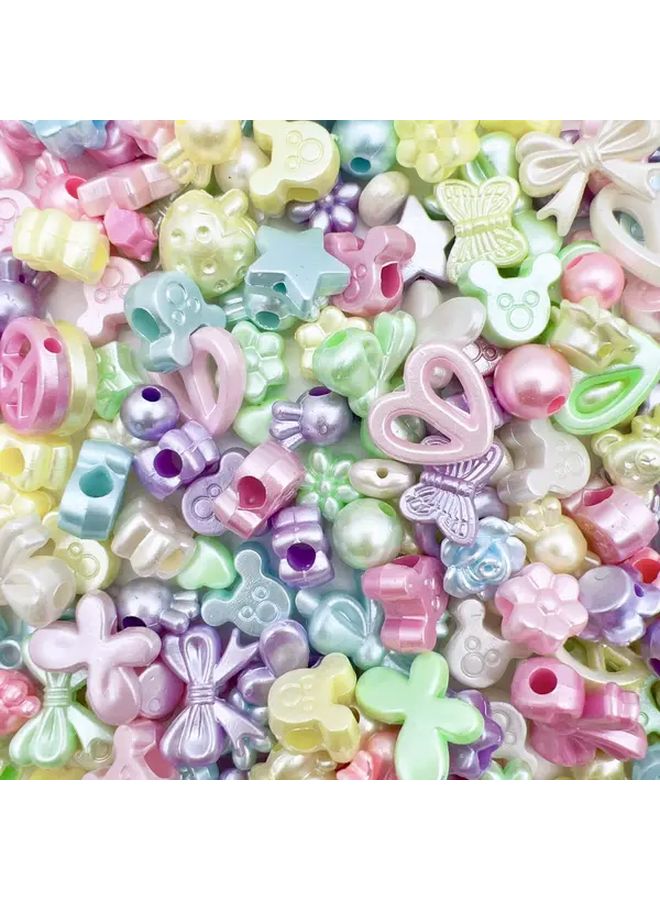Approximately 50 Pcs Random Colorful Cute Beads For Jewelry Making Crafting Bracelets Necklaces - Image 3