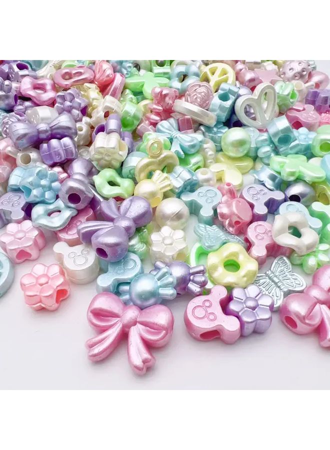 Approximately 50 Pcs Random Colorful Cute Beads For Jewelry Making Crafting Bracelets Necklaces - Image 5