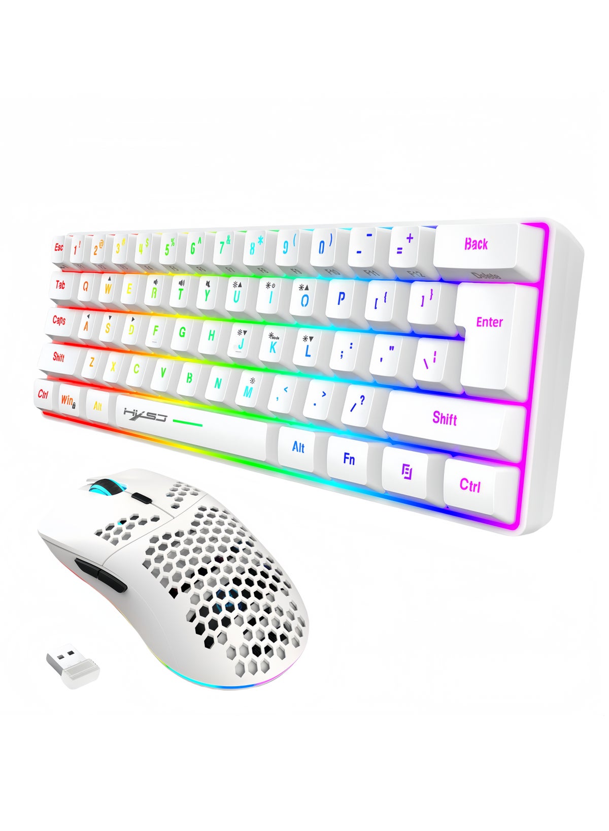 hxsj Hxsj V700 Keyboard And T66 Wireless Gaming Mouse Set Z9E3AAA34A93B622B8D7EZ