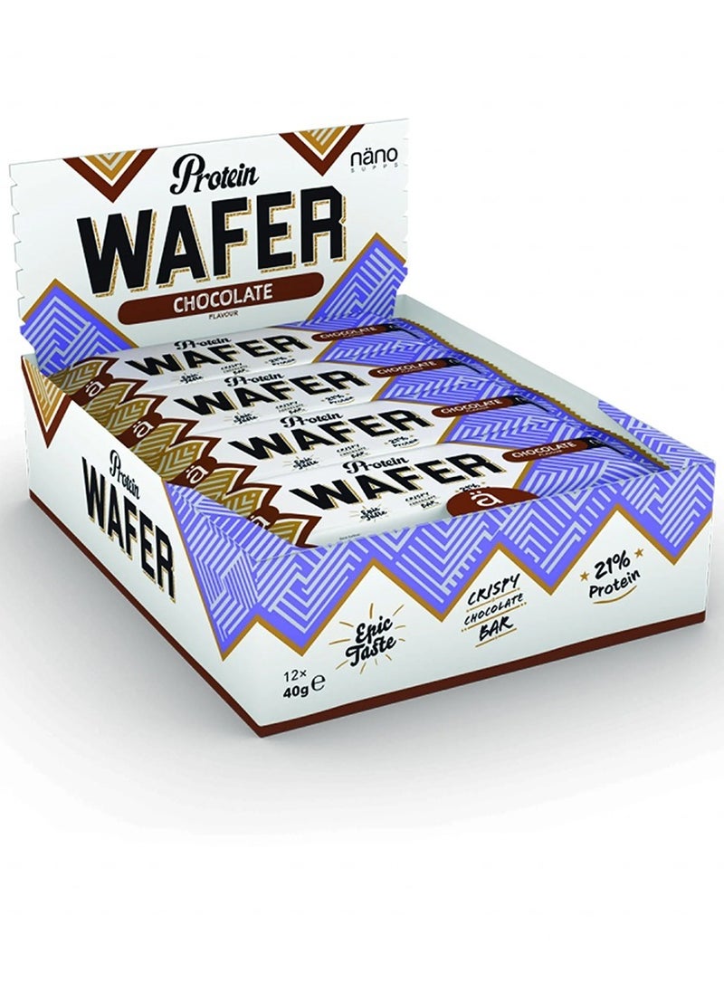 Nano supps Protein Wafer Chocolate 40g Pack of 12 - pzsku/Z9E3AC63D345FE1138460Z/45/_/1729763085/f317c3e2-8234-432b-916f-1f992abb50d6