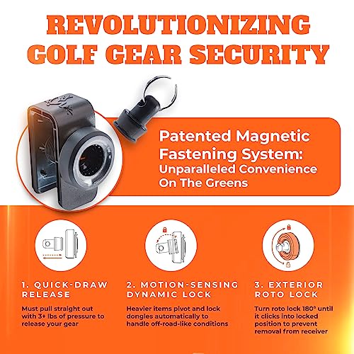 Frogger Golf Bag Latch-It Accessory Attachment System for Golf Bags – Magnetic Clip to Easily Attach Golf Towels, Brushes, Rangefinders and More - Image 5