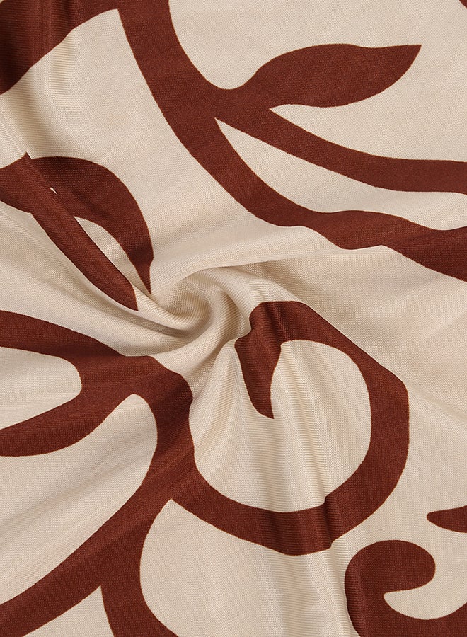 Printed Spandex Chair Cover Multicolour 0.135kg - Image 3