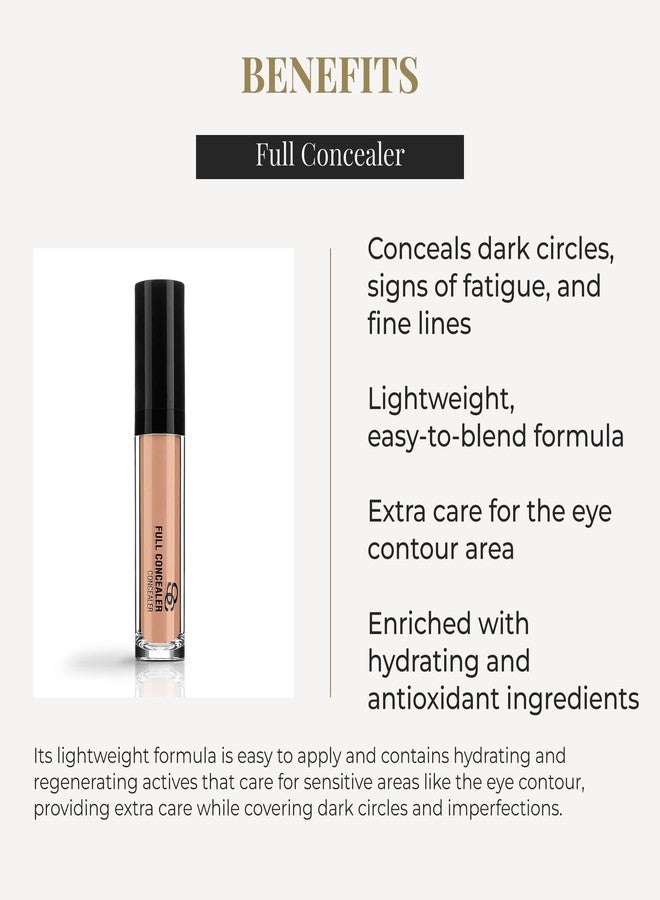 SALERM - Full Concealer - 7 ml - Light Shade - Medium Coverage - Long Lasting - Helps Even Skin Tone and Reduces the Appearance of Fatigue - Light Formula with Hydrating Ingredients - Image 3
