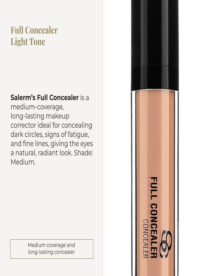SALERM - Full Concealer - 7 ml - Light Shade - Medium Coverage - Long Lasting - Helps Even Skin Tone and Reduces the Appearance of Fatigue - Light Formula with Hydrating Ingredients - Image 2