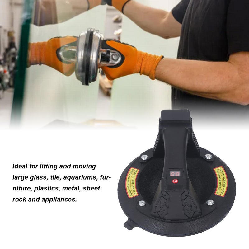 Vacuum Pump: 200 Kg Load Capacity High Elastic Rubber Secure Lifting - Built-in Automatic Pressure Maintenance Multifunctional Electric Suction Tool for Construction Manufacturing Automotive Industrie - Image 3