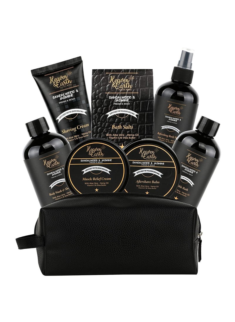 Rachelle Parker - Mens Valentines Gifts Spa Gift for Men Bath and Body Spa Basket - Image 1
