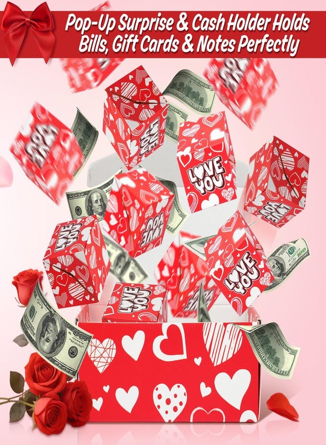 Manoai Valentine's Day Surprise Gift Box Explosion for Money,Unique Foleding Gift Box,Surprise for Wife,for Husband,Gift for Birthday,Anniversary,Party - Image 5