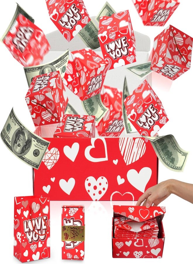 Manoai Valentine's Day Surprise Gift Box Explosion for Money,Unique Foleding Gift Box,Surprise for Wife,for Husband,Gift for Birthday,Anniversary,Party - Image 1
