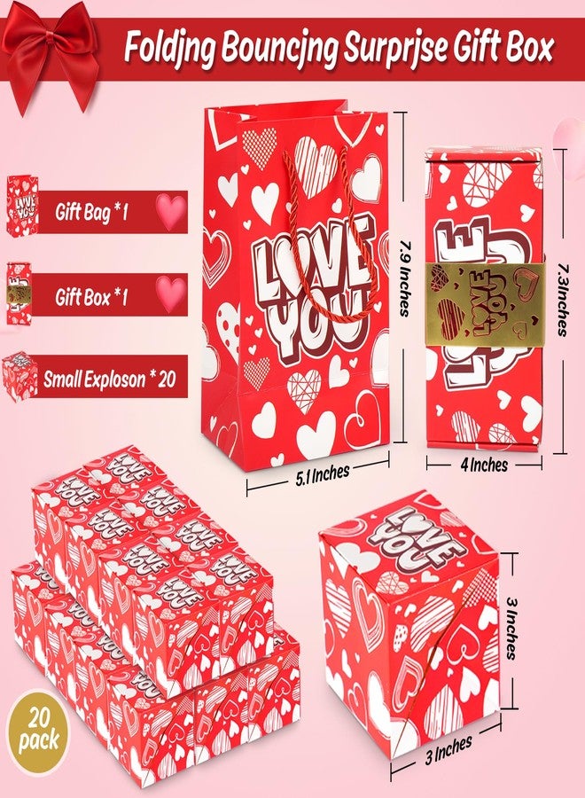 Manoai Valentine's Day Surprise Gift Box Explosion for Money,Unique Foleding Gift Box,Surprise for Wife,for Husband,Gift for Birthday,Anniversary,Party - Image 2