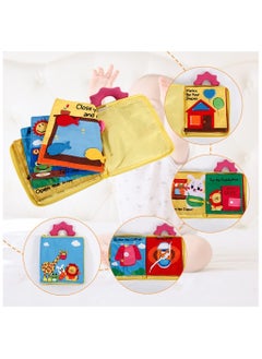 General Travel Toy Cloth Book for Toddlers Activities for Early Learning How to Basic Life Skills for Toddlers Interactive Book for Busy Boys and Girls  - Image 2
