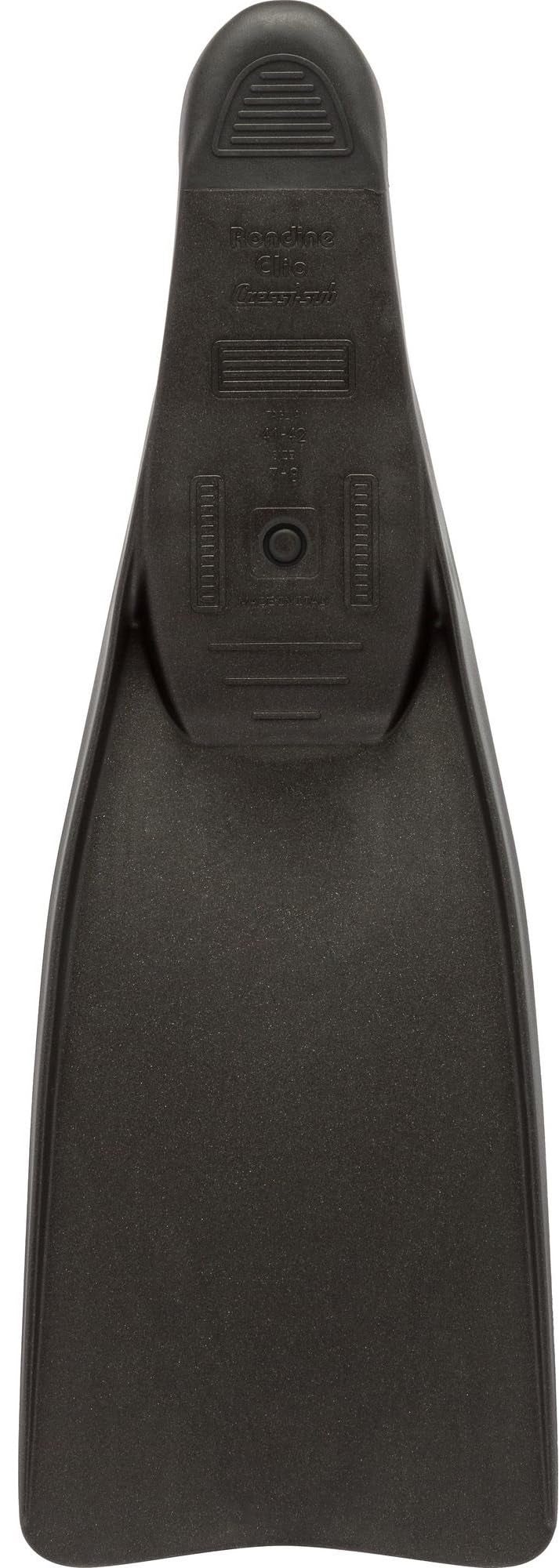 Cressi CLIO, Everlasting Family Fins for Snorkeling, Diving and Swimming, Black, 45/46 - Image 3