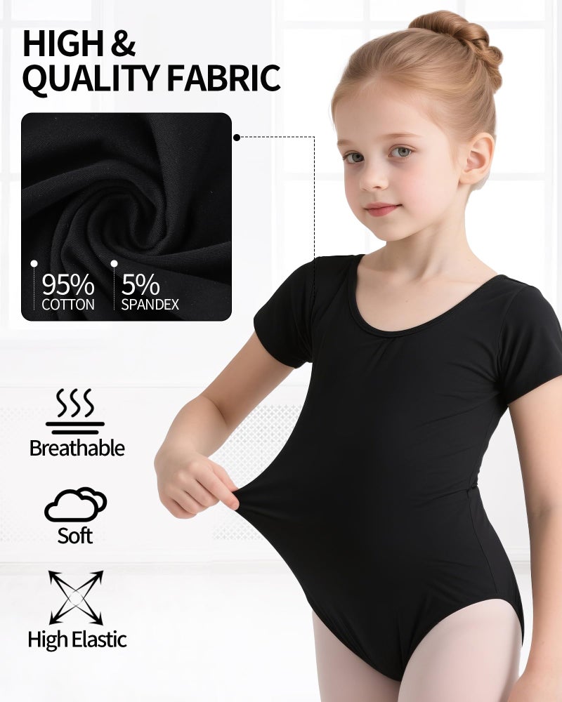 iMucci Leotards for Girls Ballet Leotard Gymnastics Leotards for Girls Dance Leotard for Toddler Ballerina Kids 2-14 Years - Image 5