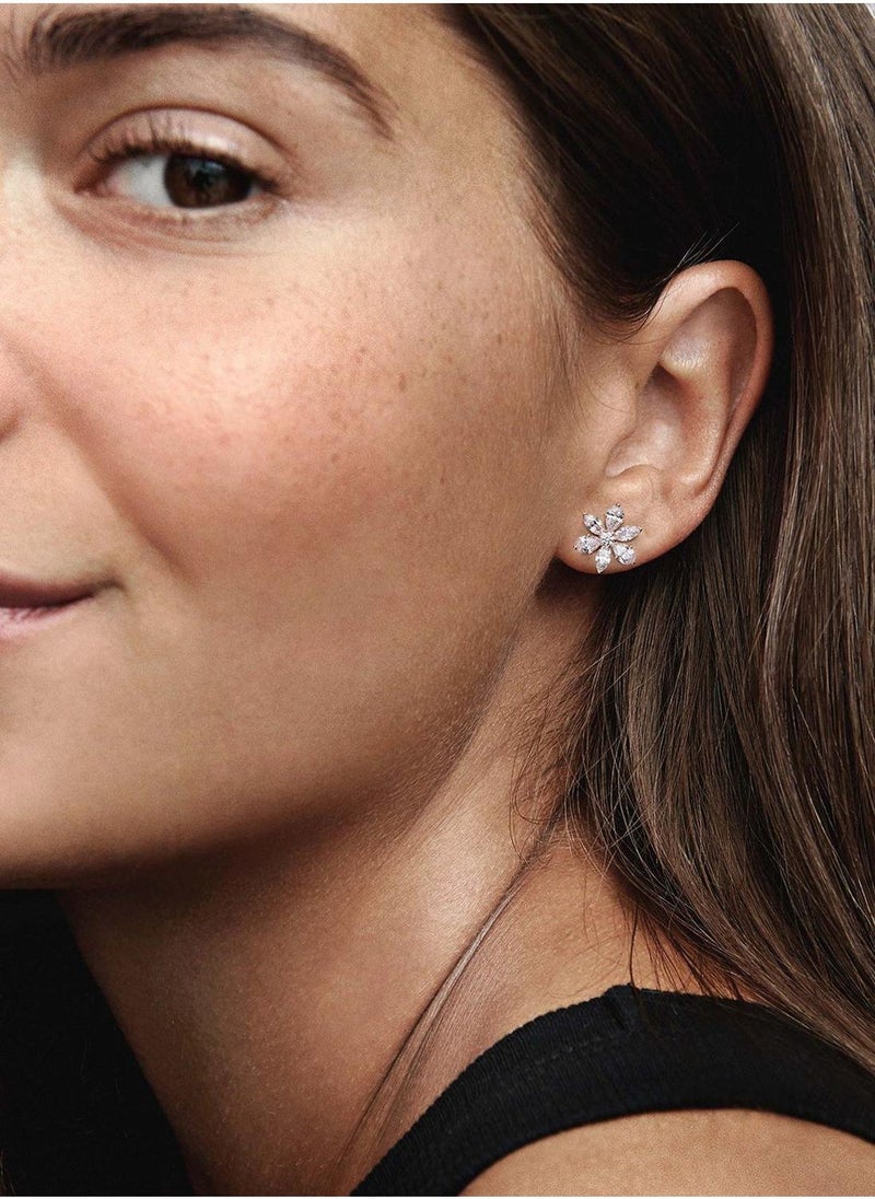 PANDORA Sparkling Herbarium Cluster Stud Earrings  - Image 3