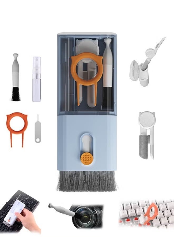 10 in 1 Electronic Keyboard Cleaner Kit, iPhone MacBook Cleaning Kit, Airpod Cleaner Kit Suitable for Airpods Pro, Computer Accessories, iPhones, Cameras, Electronics Screens - Image 1