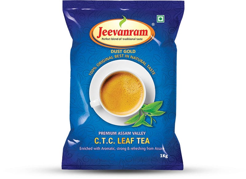 JEEVANRAM (Dust Gold) Tea- 1 kg - Image 1