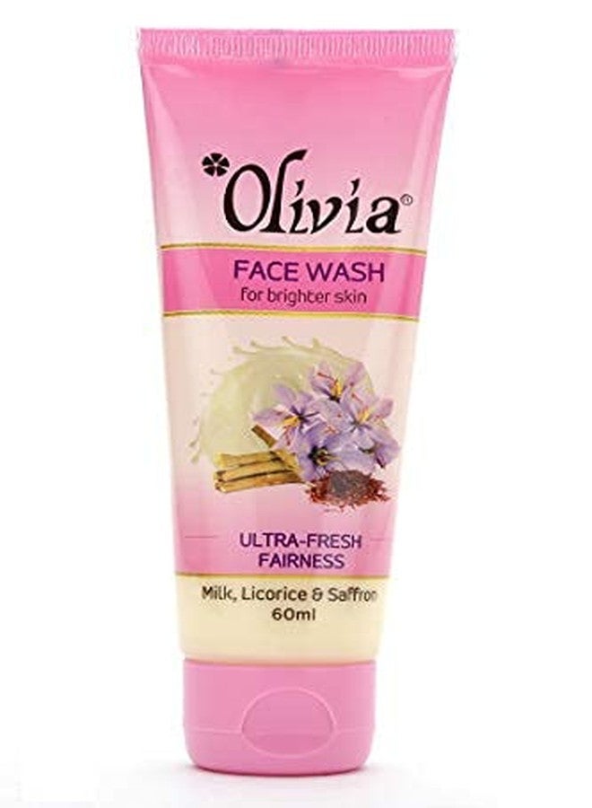 Olivia Golden Glow, Ultra-Fresh & Herbal Acne Repair Face Wash Combo Pack of 3 | Deep Cleansing & Nourishing Face Cleanser | For Smooth, Healthy-Looking Skin | For All Skin Types | 60ml Each - Image 2