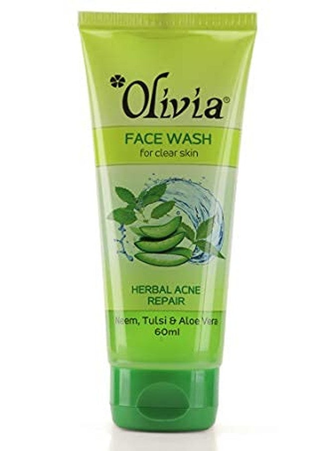 Olivia Golden Glow, Ultra-Fresh & Herbal Acne Repair Face Wash Combo Pack of 3 | Deep Cleansing & Nourishing Face Cleanser | For Smooth, Healthy-Looking Skin | For All Skin Types | 60ml Each - Image 4