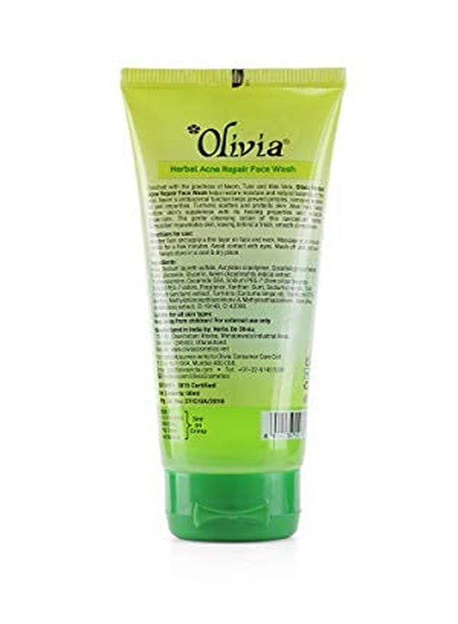 Olivia Golden Glow, Ultra-Fresh & Herbal Acne Repair Face Wash Combo Pack of 3 | Deep Cleansing & Nourishing Face Cleanser | For Smooth, Healthy-Looking Skin | For All Skin Types | 60ml Each - Image 5