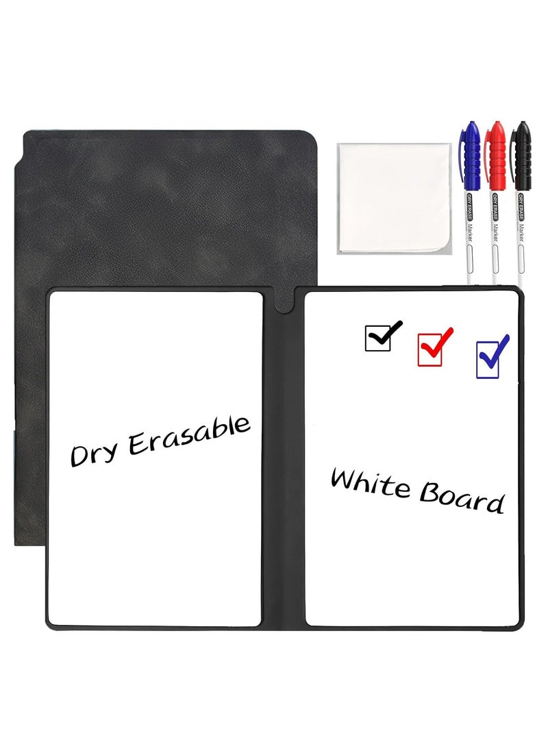 Dry Erase Small Whiteboard A5 Notepad Mini Desk White Boards with Erasable Pens Double Sided Portable Memo Whiteboard to-do List Reusable Dry Erase Whiteboard for Office Supplies - Image 1