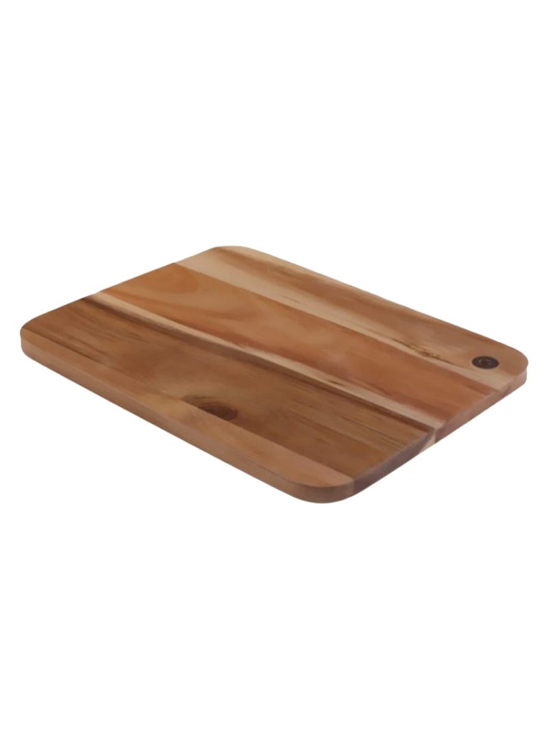 Large Bamboo Cutting Board Brown 37.6X27.7X1.5Cm