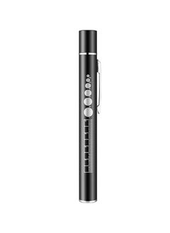 Rechargeable Mini Flashlight, USB Dual Light Source Pocket Small Handy LED Torch Pen Flashlight