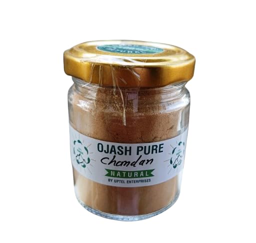Ojash Pure Natural Chandan Sandalwood Powder for Face PackTilakteekaSkin Care Facial Mask - Image 1
