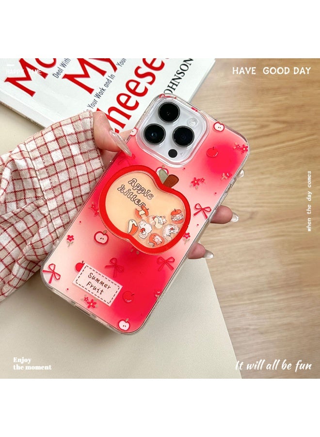 NIBEMINENT Rocking Horse Protective TPU Case Cover For iPhone 15, Summer Fruit With Shaker Rack - Image 2