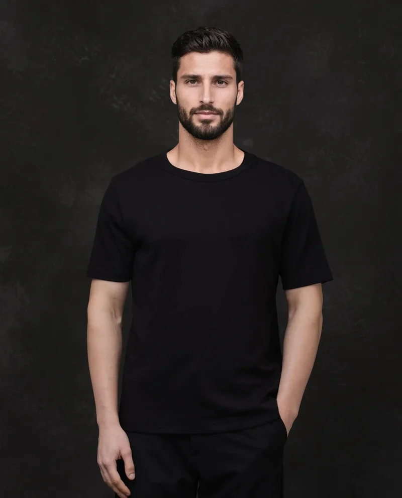 Rare Rabbit Men's Cotton Solid T-Shirt