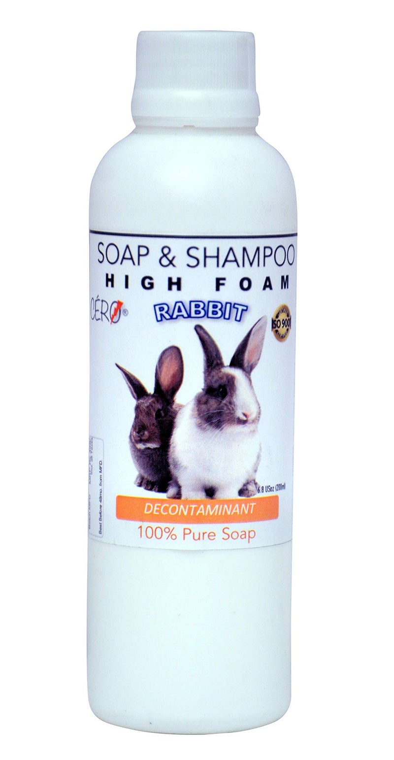 CERO ® Decontaminant & Cleanser Shampoo for Rabbit (200ml)