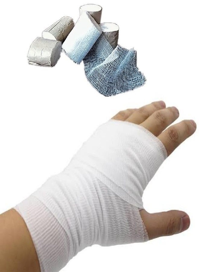 Otica Cotton Rolled Bandage | Roller Bandage |first Aid Box|crepe bandage|cotton bandage |Dressing bandage|Cotton crepe Bandage Pack Of 10 (7.5 Cm*8 Meter) - Image 4