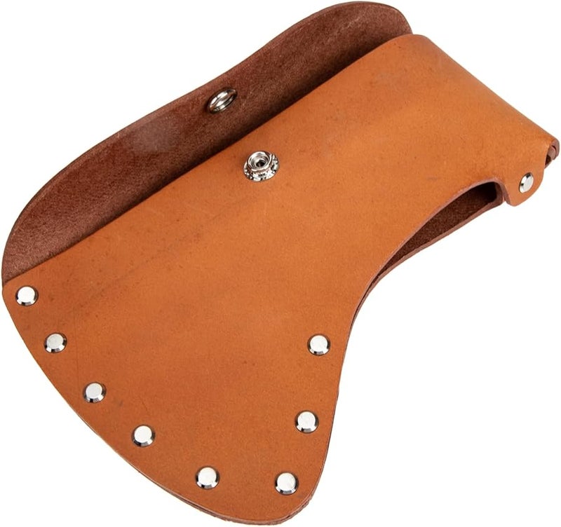 غطاء رأس الفأس بالحجم الكامل واقي من جلد البقر غطاء فأس محمول لحفظه في الهواء الطلق - Image 2