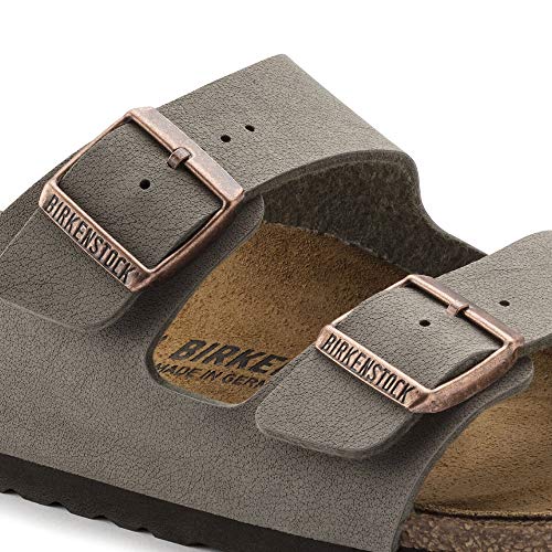 Birkenstock Unisex Arizona Sandal,Stone Birkibuc,38 N EU - Image 5