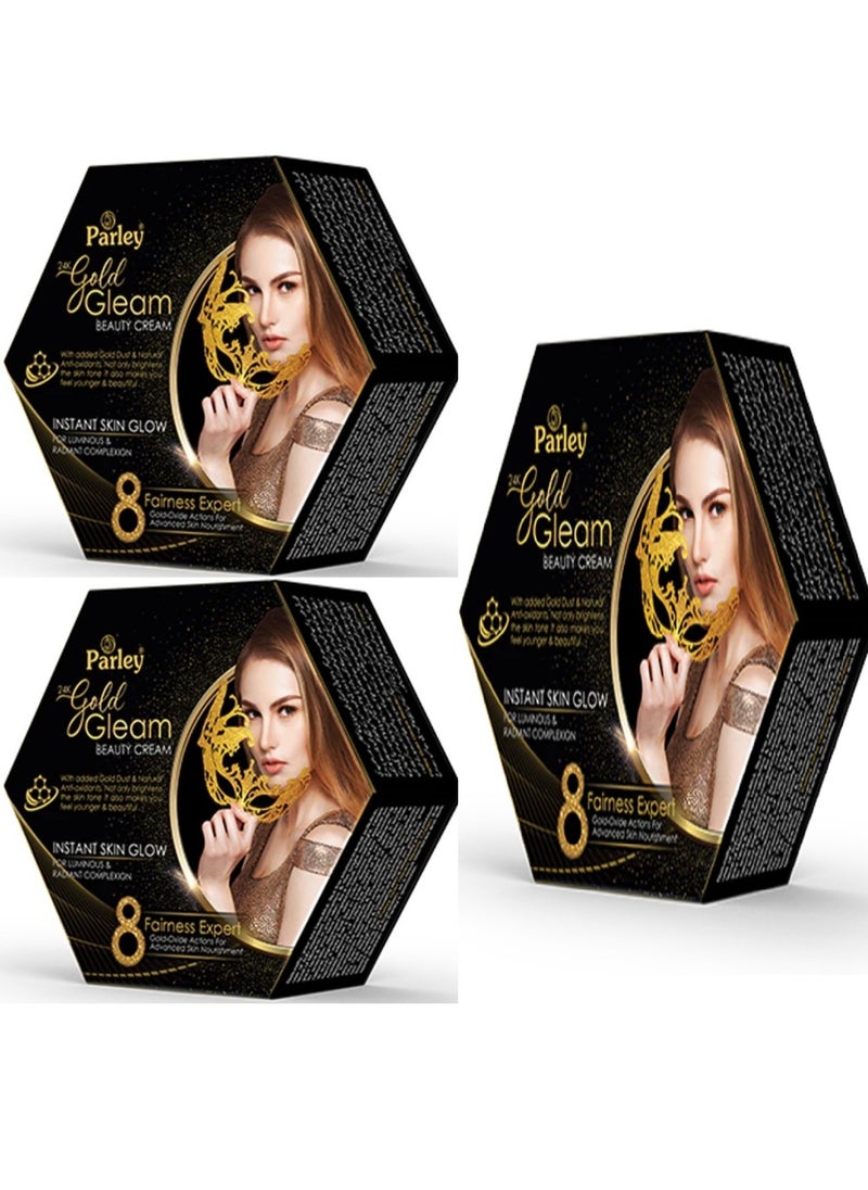 Three Pieces Of 24k Gold Gleam Beauty Cream - pzsku/Z9E3C06A2715B11CA35E8Z/45/_/1740424697/eb7c5741-444e-48e2-9b90-f7fd28d0fcfb