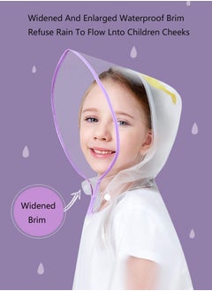 KASTWAVE Kids Rain Coat Children Hooded Raincoat Cape Durable Waterproof Kindergarten Student Reusable Rainwear Green Boys Girls Raincoat Student Rainwear Transparent Dinosaur Years  - Image 5