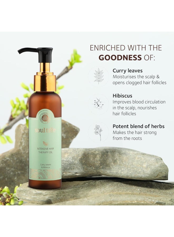سول تري زيت SoulTree المغذي للشعر مع الميثيكا، والبرينغراج، وزيت جوز الهند البكر | مناسب لجميع أنواع الشعر | 120 مل - Image 4