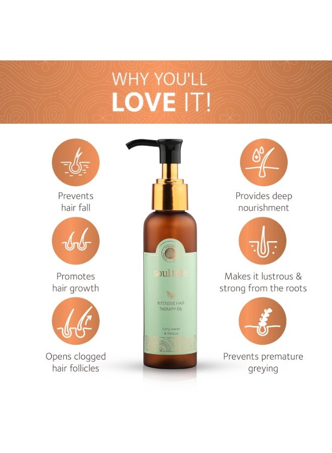 سول تري زيت SoulTree المغذي للشعر مع الميثيكا، والبرينغراج، وزيت جوز الهند البكر | مناسب لجميع أنواع الشعر | 120 مل - Image 3