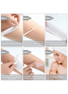 400 Pieces Waxing Strip Nonwoven Wax Strip Hair Removal Wax Strips Facial And Body Hair Removal Waxing Strips Bikini Wax Strip Paper For Facial Body Skin Hair Removal - pzsku/Z9E3C2244790981AE2B0FZ/45/_/1696071360/afe61fae-928c-45dc-b800-55369add0d35