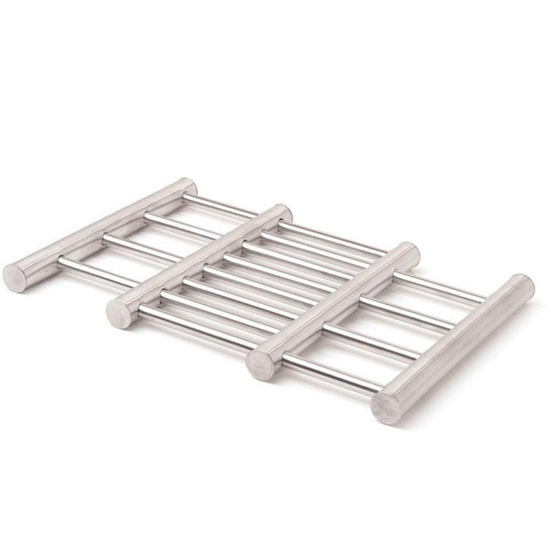 Divik Durable Thick Convenient Pot Mat Kitchen Dining Tableware Accessories Extendable Stainless Steel Cooking Pot Coaster Table Mat (1Pcs) - Image 3