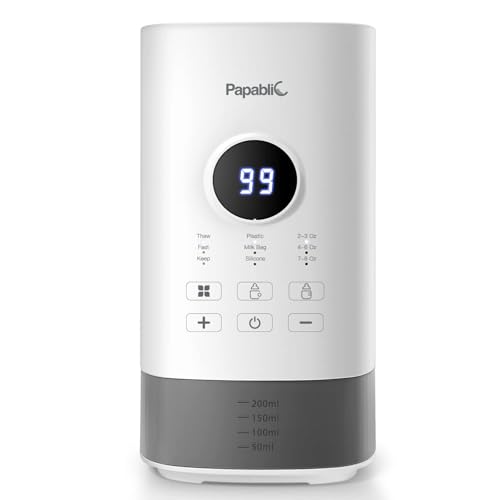 Papablic Papablic Baby Bottle Warmer Pro with Unique Prevent Overheating System Milk Warmer for Breastmilk and Formula with Digital Timer and Automatic ShutOff
