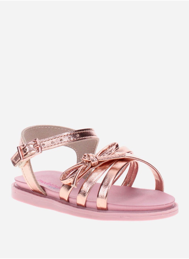 MOLEKINHA Multi Strap Flat Sandals with Bow Detail  - Image 1