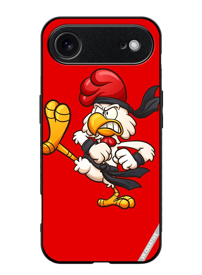 VR CREATIVE Protective Case Cover For Apple iPhone 17 Air Karate Chicken Design Multicolour