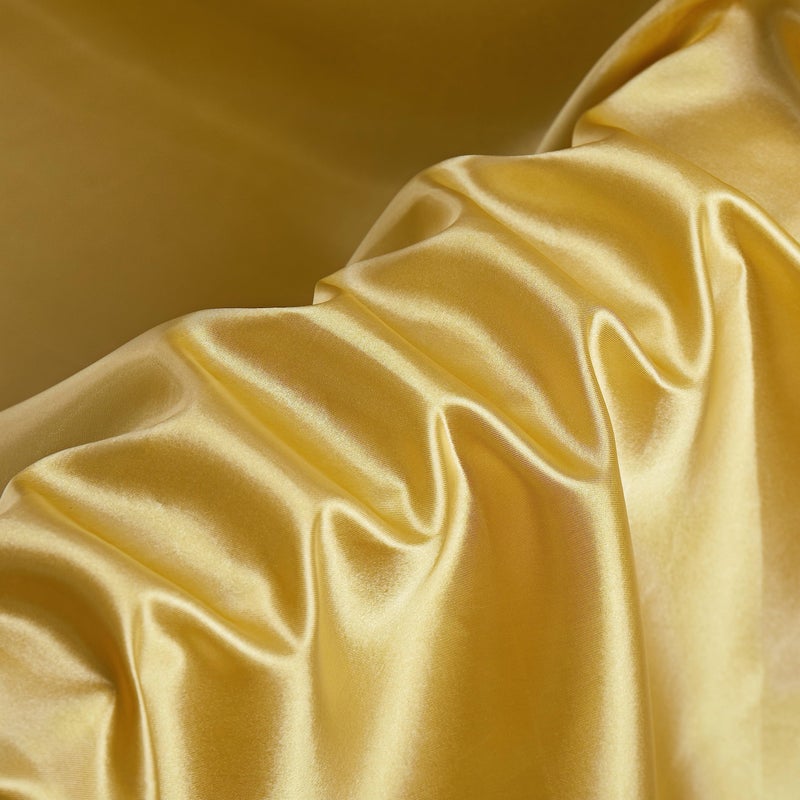 NookZuzu 1 Yard 63" Wide Gold Silky Satin Fabric for Wedding,Decoration,Party,Fashion,Apparel,DIY Crafting,Sewing - Image 1