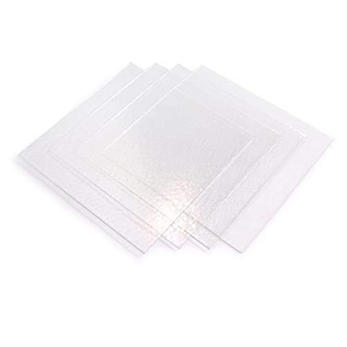 Delphi Glass System 96 8inch Clear Glass Squares - 4 Pack - Image 1